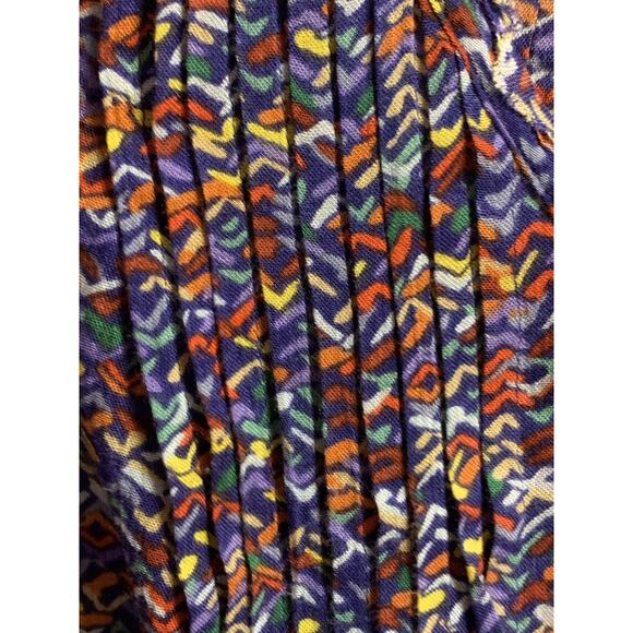 Anthropologie Maeve Shirt Small Sleeveless Abstract & Colorful Design w/ Buttons - Picture 4 of 8